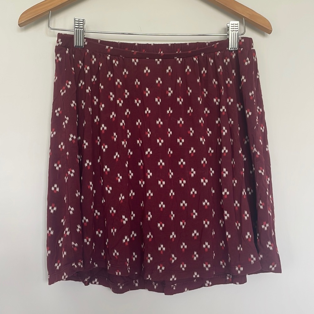 Old Navy Aztec Print Pull On Skirt Sz XL (14)